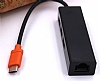 Eiroo USB Type-C oklu USB Girili Ethernet Dntrc Adaptr - Resim 5