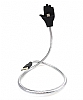 Cortrea USB Type-C Stand zellikli Metal Ksa Silver Data Kablosu 57cm - Resim 1