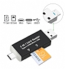 Eiroo USB Type-C ve Micro USB Siyah Kart Okuyucu - Resim 2