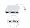 Eiroo USB Type-C VGA ve USB Dntrc Adaptr - Resim 3