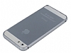 COTEetCI iPhone SE / 5 / 5S Metal Round Bumper Silver Klf - Resim 4