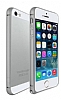 COTEetCI iPhone SE / 5 / 5S Metal Round Bumper Silver Klf - Resim: 3