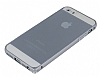 COTEetCI iPhone SE / 5 / 5S Metal Round Bumper Silver Klf - Resim: 2