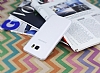 Dafoni Air Slim Samsung Galaxy Note 5 Ultra nce Mat effaf Beyaz Silikon Klf - Resim: 2
