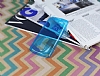 LG Leon Ultra nce effaf Mavi Silikon Klf - Resim 2