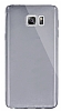 Dafoni Aircraft Samsung Galaxy Note 5 Ultra nce effaf Siyah Silikon Klf
