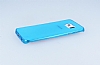 Dafoni Aircraft Samsung Galaxy S6 Edge Ultra nce effaf Mavi Silikon Klf - Resim 2