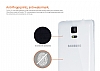 Dafoni Aircraft Samsung N9100 Galaxy Note 4 Ultra nce effaf Siyah Silikon Klf - Resim: 3