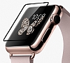 Dafoni Apple Watch Tempered Glass Premium Siyah Full Cam Ekran Koruyucu (42 mm) - Resim 2