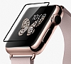 Dafoni Apple Watch Tempered Glass Premium Siyah Full Cam Ekran Koruyucu (38 mm) - Resim 2