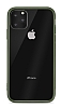 Dafoni Clear Union iPhone 11 Pro Max Ultra Koruma Yeil Klf