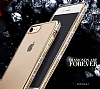 Dafoni Crystal Dream iPhone 7 / 8 Tal Silver Silikon Klf - Resim: 1