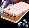 Dafoni Crystal Dream Samsung Galaxy Note 5 Tal Gold Silikon Klf - Resim: 7
