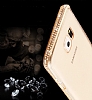 Dafoni Crystal Dream Samsung Galaxy Note 5 Tal Rose Gold Silikon Klf - Resim 8