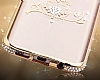 Dafoni Crystal Dream Samsung Galaxy S6 Edge Tal Bayku Gold Kenarl Silikon Klf - Resim: 6