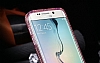 Dafoni Crystal Dream Samsung Galaxy S6 Edge Tal Gold Silikon Klf - Resim: 6
