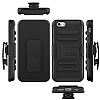 Dafoni Extra Defence iPhone 6 / 6S Kemer Klipsli Siyah Ultra Koruma Klf - Resim 5