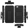 Dafoni Extra Defence iPhone 7 / 8 Kemer Klipsli Siyah Ultra Koruma Klf - Resim 5