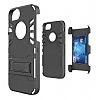 Dafoni Extra Defence iPhone 7 Plus Kemer Klipsli Ultra Koruma Krmz Klf - Resim 3