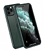 Dafoni Extra iPhone 11 Pro Max 360 Derece Koruma Cam Yeil Klf - Resim: 1