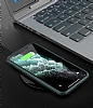 Dafoni Extra iPhone 11 Pro Max 360 Derece Koruma Cam Yeil Klf - Resim: 4