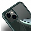 Dafoni Extra iPhone 13 Mini 360 Derece Koruma Cam Krmz Klf - Resim 8