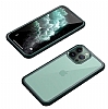 Dafoni Extra iPhone 13 Pro 360 Derece Koruma Cam Yeil Klf