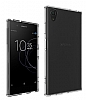 Dafoni Fit Hybrid Sony Xperia XA1 Plus Ultra Koruma Rose Gold Silikon Kenarl effaf Klf - Resim 3