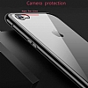 Dafoni Glass Guard iPhone 6 Plus / 6S Plus Metal Kenarl Cam Siyah Klf - Resim: 2