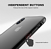 Dafoni Glass Guard iPhone X / XS Metal Kenarl Cam Silver Klf - Resim: 2