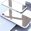 Dafoni Glass Guard iPhone XR Metal Kenarl Cam Beyaz Klf - Resim: 4