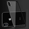 Dafoni Glass Guard iPhone XR Metal Kenarl Cam Krmz Klf - Resim 3