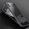 Dafoni Glass Guard iPhone XR Metal Kenarl Cam Gold Klf - Resim 4