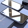 Dafoni Glass Guard iPhone XR Metal Kenarl Cam Gold Klf - Resim: 1