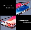 Dafoni Glass Guard iPhone XS Max Desenli Cam Krmz Klf - Resim 2