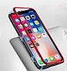 Dafoni Glass Guard iPhone 7 Plus / 8 Plus Metal Kenarl Cam Siyah Klf - Resim 1