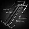 Dafoni Glass Guard Samsung Galaxy M10 Metal Kenarl Cam Krmz Klf - Resim: 3