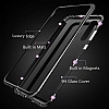 Dafoni Glass Guard Samsung Galaxy M20 Metal Kenarl Cam Lacivert Klf - Resim: 3