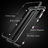 Dafoni Glass Guard Samsung Galaxy M20 Metal Kenarl Cam Krmz Klf - Resim 1
