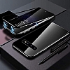 Dafoni Glass Guard Samsung Galaxy S10 Metal Kenarl Cam Krmz Klf - Resim 2