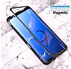 Dafoni Glass Guard Samsung Galaxy S9 Metal Kenarl Cam Krmz Klf - Resim: 2