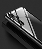 Dafoni Glass Shield Huawei P20 Lite Silikon Kenarl Cam Krmz Klf - Resim: 1