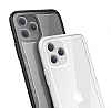 Dafoni Glass Shield iPhone 11 Pro Max Yeil Silikon Kenarl Cam Klf - Resim: 5