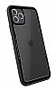 Dafoni Glass Shield iPhone 11 Pro Max Siyah Silikon Kenarl Cam Klf - Resim: 3