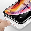 Dafoni Glass Shield iPhone 11 Yeil Silikon Kenarl Cam Klf - Resim: 5