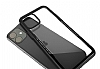 Dafoni Glass Shield iPhone 11 Yeil Silikon Kenarl Cam Klf - Resim: 3