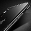 Dafoni Glass Shield iPhone XR Krmz-Siyah Silikon Kenarl Cam Klf - Resim: 5