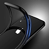 Dafoni Glass Shield iPhone XR Krmz-Siyah Silikon Kenarl Cam Klf - Resim: 6