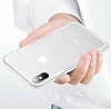 Dafoni Glass Shield iPhone XR Silikon Kenarl Cam Siyah Klf - Resim: 6