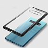 Dafoni Glass Shield Samsung Galaxy S10 Plus Krmz Silikon Kenarl Cam Klf - Resim: 5